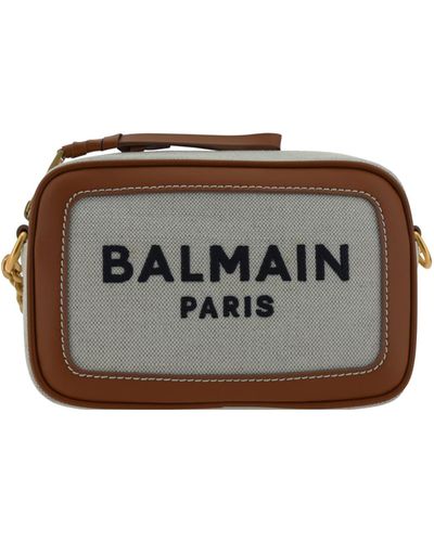 Balmain Camera Case Shoulder Bag - Gray