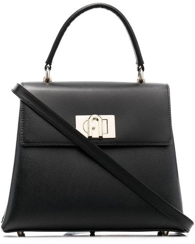 Furla 1927 S Top Handle Bags - Black