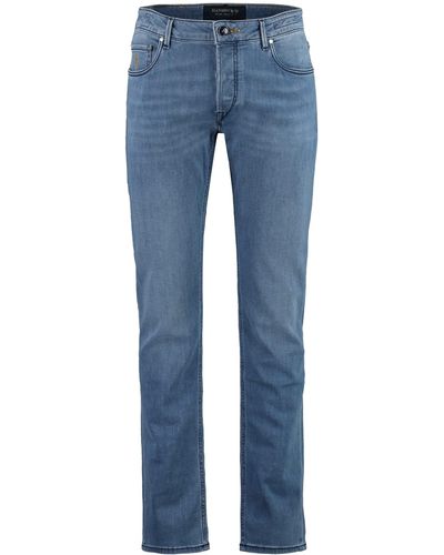 Hand Picked Ravello Slim Fit Jeans - Blue