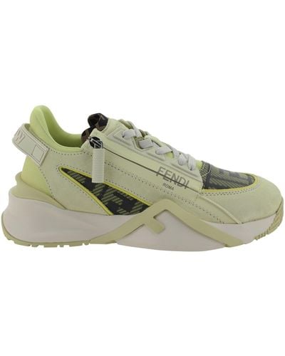 Fendi Flow Runner Sneakers - Green