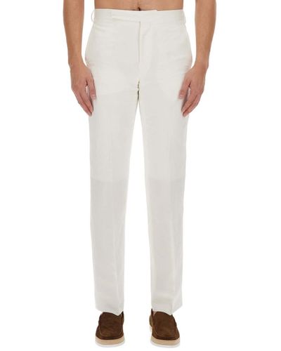Lardini Striaght Leg Trousers - White
