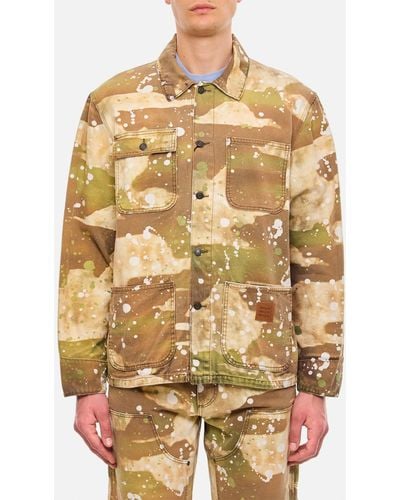 MSGM Camouflage Jackets - Metallic