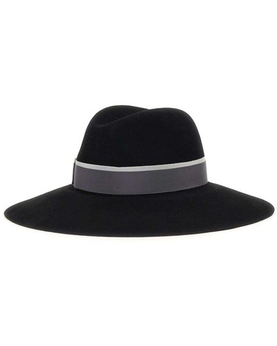 Borsalino "sophie" Superfine Wool Hat - Black