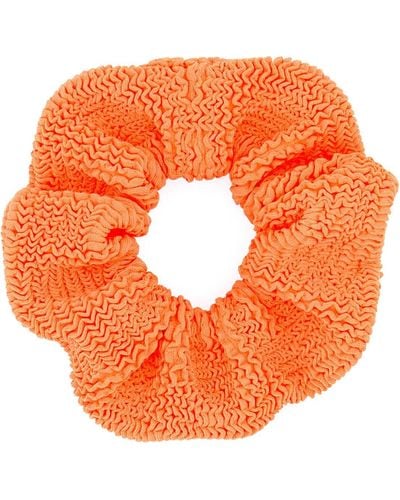Hunza G Fabric Scrunchie - Orange