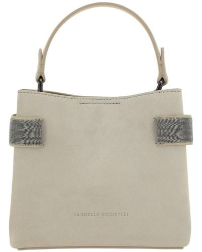 Brunello Cucinelli Shoulder Bags - White