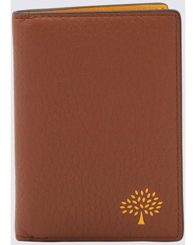 Mulberry Chestnut Leather Wallet - Brown