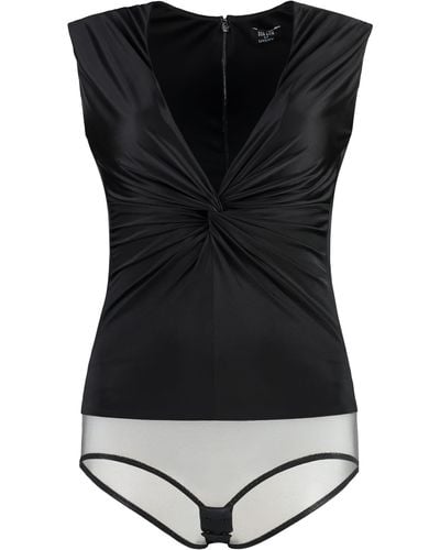 Versace Sleeveless Bodysuit - Black