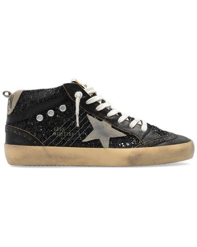 Golden Goose Mid Star Trainers - Black