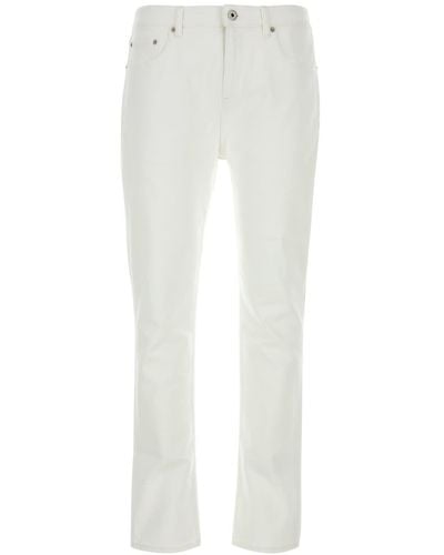 Burberry Stretch Denim Jeans - White