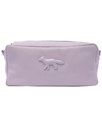 Maison Kitsuné Cloud Trousse Bag - Purple