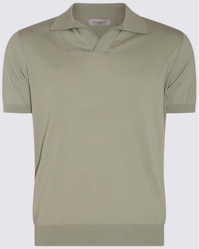 Piacenza Cashmere Cotton Polo Shirt - Green