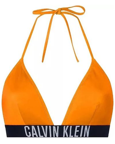 Calvin Klein Bikini Top Triangle - Orange