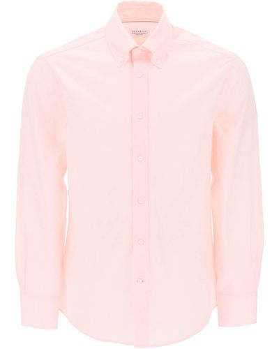 Brunello Cucinelli Slim Fit Shirt - Pink