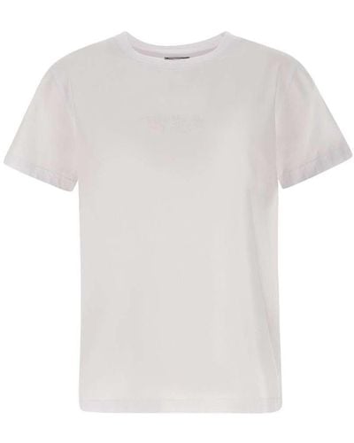 Woolrich Crewneck Short-sleeved T-shirt - White