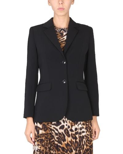 Boutique Moschino Single-Breasted Jacket - Black