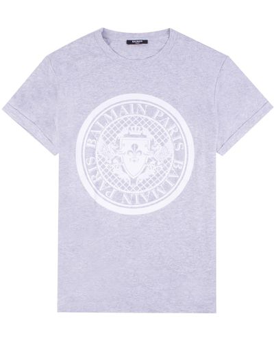 Balmain Cotton T-shirt - Purple