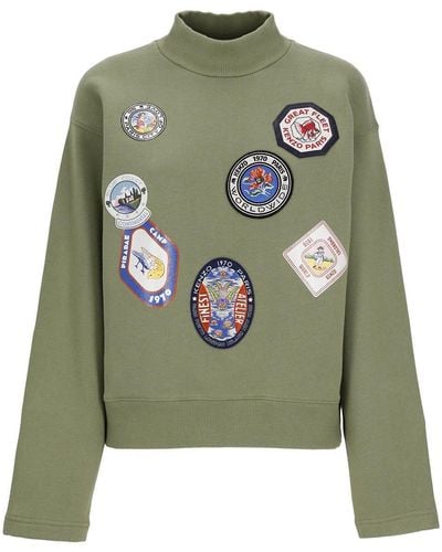 KENZO Badges Sweatshirt - Green