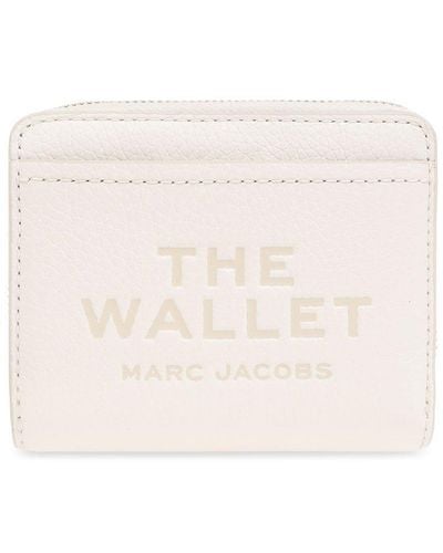 Marc Jacobs Logo Printed Zipped Mini Compact Wallet - Pink