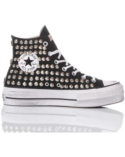 MIMANERA Studded Converse Platform - Blue