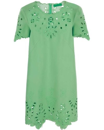 Ermanno Scervino Viscose Blend Dress - Green