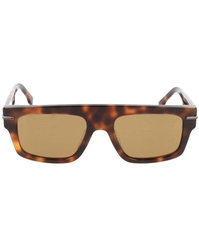 Fendi Square-frame Sunglasses - Brown