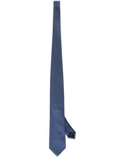 Brioni Silk Tie - Blue