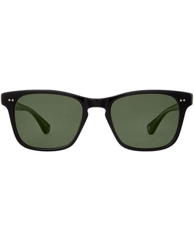 Garrett Leight Torrey Sun Black/g15 Sunglasses - Green
