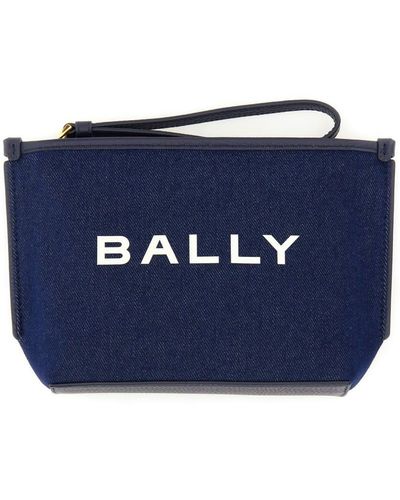 Bally Pouch "Bar" - Blue