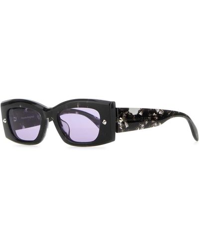 Alexander McQueen Acetate Sunglasses - Black