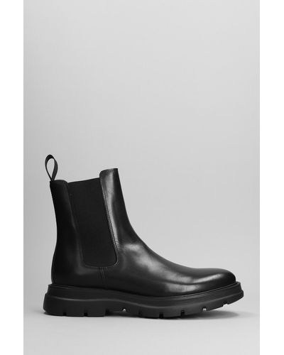 National Standard Edition 14 Combat Boots In Black Leather
