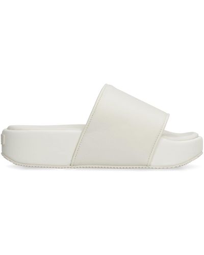 Y-3 Y3 Platform Slides - White