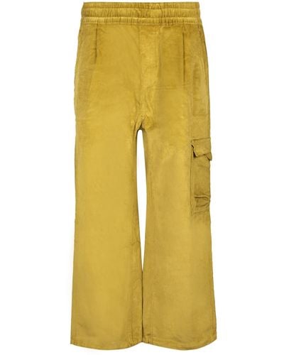 The North Face Corduroy Green Pants - Yellow