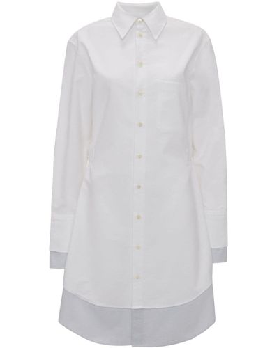JW Anderson Double Shirt Dress Sleeve Long - White