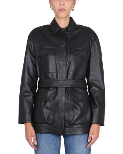 Belstaff Leather Darley Jacket - Black