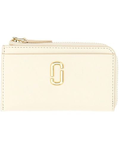 Marc Jacobs Multi The J Marc Zipper Wallet - Natural