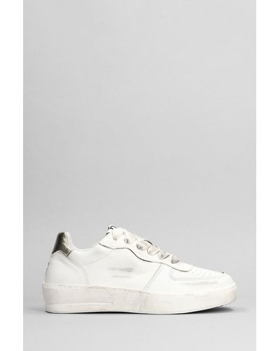 2Star Padel Star Trainers In White Suede And Leather