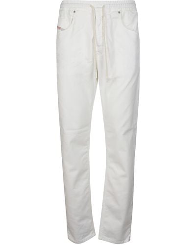 DIESEL 2030 D-Krooley Jogg Sweat Jeans - White