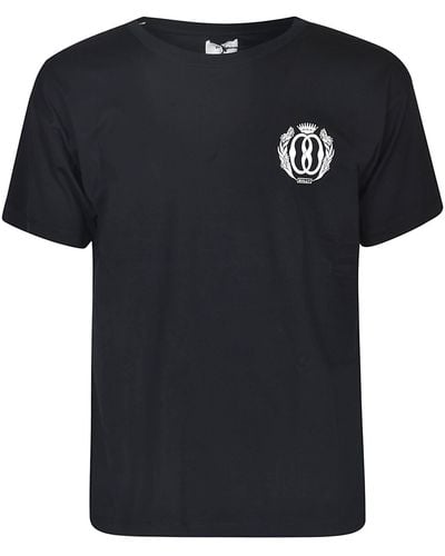 Bally Crowned Logo Print T-Shirt - Black