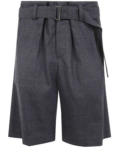 Brunello Cucinelli Shorts Over Clothing - Grey