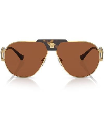 Versace Ve2252 Sunglasses - Brown
