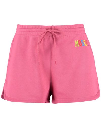 Moschino Cotton Shorts - Pink