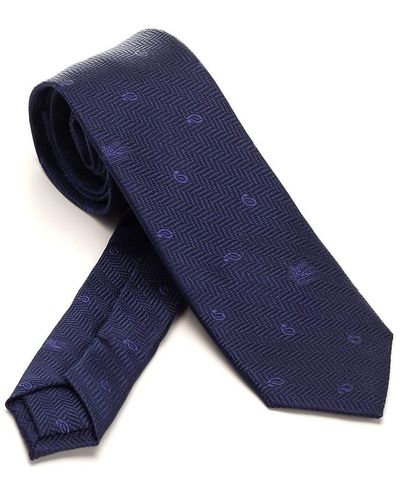 Etro Silk Tie - Blue