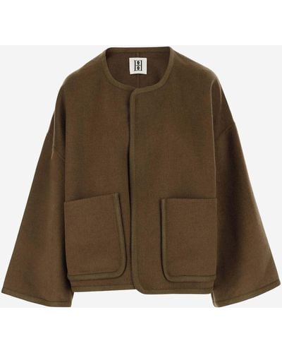 By Malene Birger Double Face Wool Jacquie Jacket - Brown