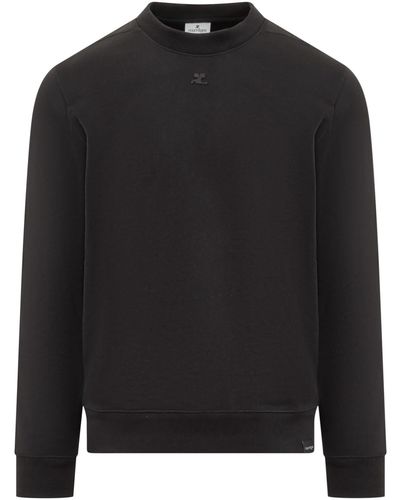 Courreges Courreges Sweatshirt With Logo - Black