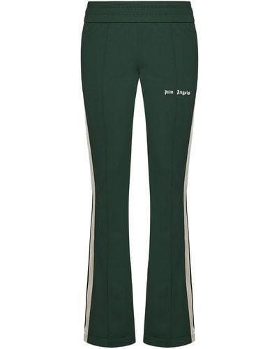 Palm Angels Flare Track Pants - Green
