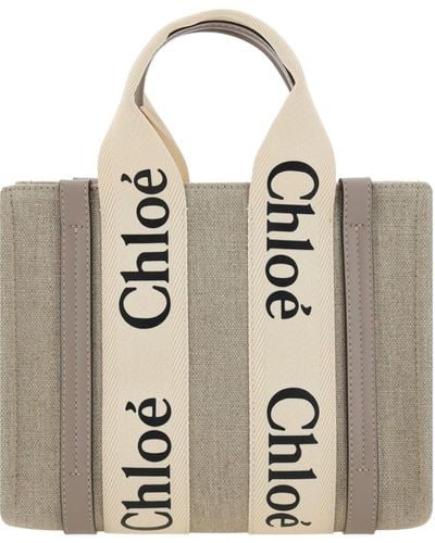 Chloé Woody Handbag - Metallic