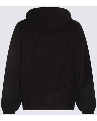 44 Label Group Cotton Sweatshirt - Black