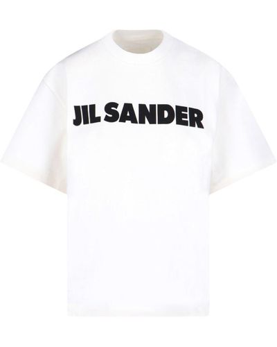 Jil Sander Logo T-Shirt - White