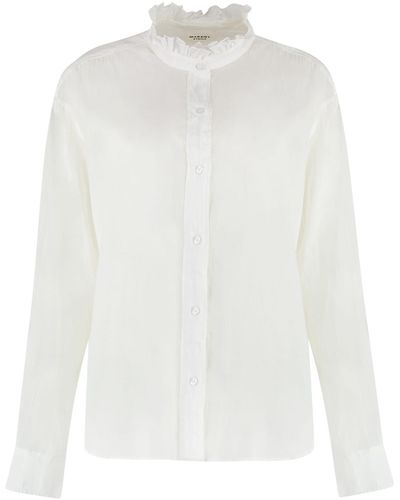 Isabel Marant Gamble Cotton Shirt - White