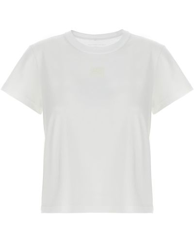 T By Alexander Wang Essential Jsy Shrunk T-shirt - White